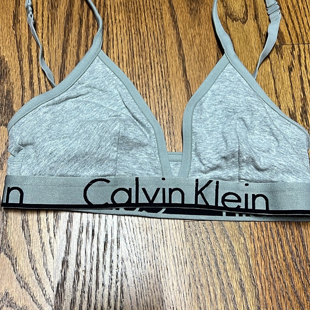 Calvin Klein Light Gray Bralette